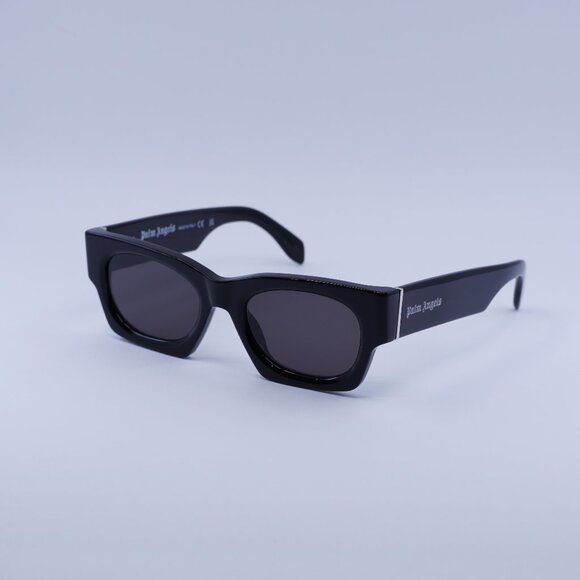 Palm Angels PERI089 BODIE 1007 Sunglasses Black Square Frame, Grey Lenses - Picture 1 of 9